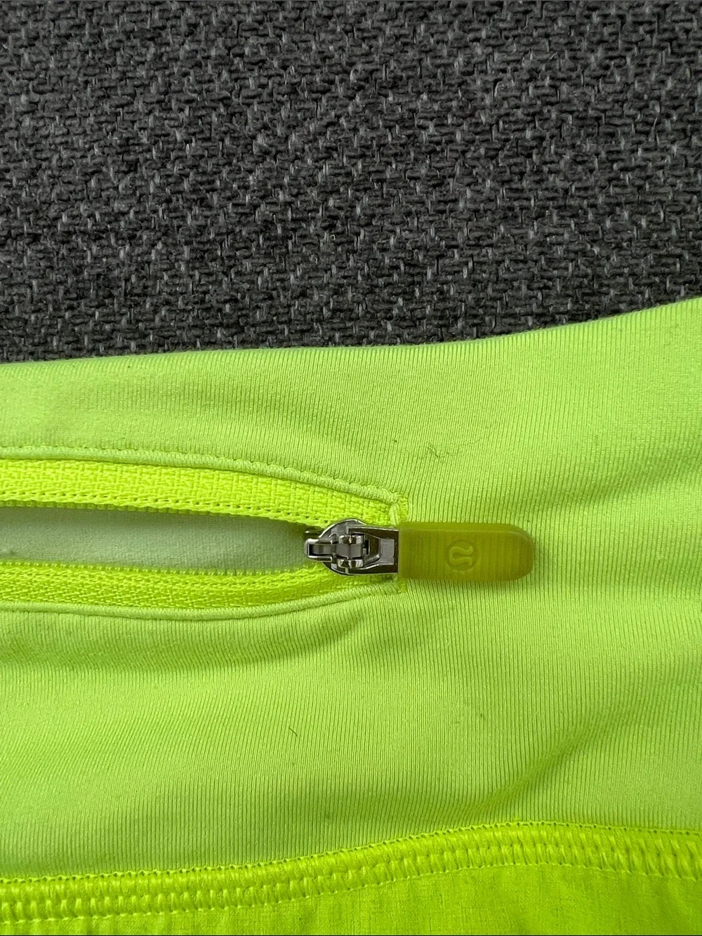 lululemon athletica Neon Lime Athletic Shorts